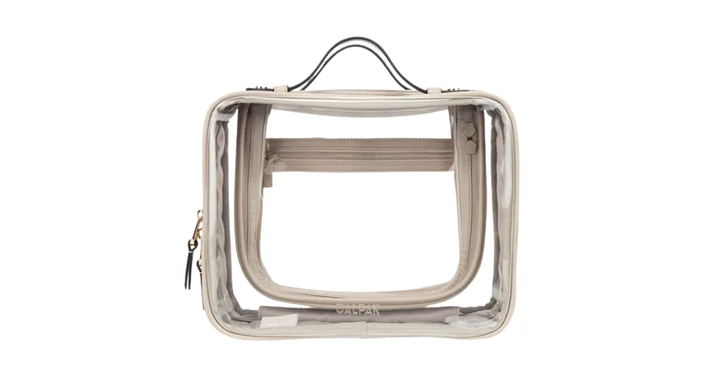 Best makeup bags for travel_Calpack Large Clear Cosmetic Case
