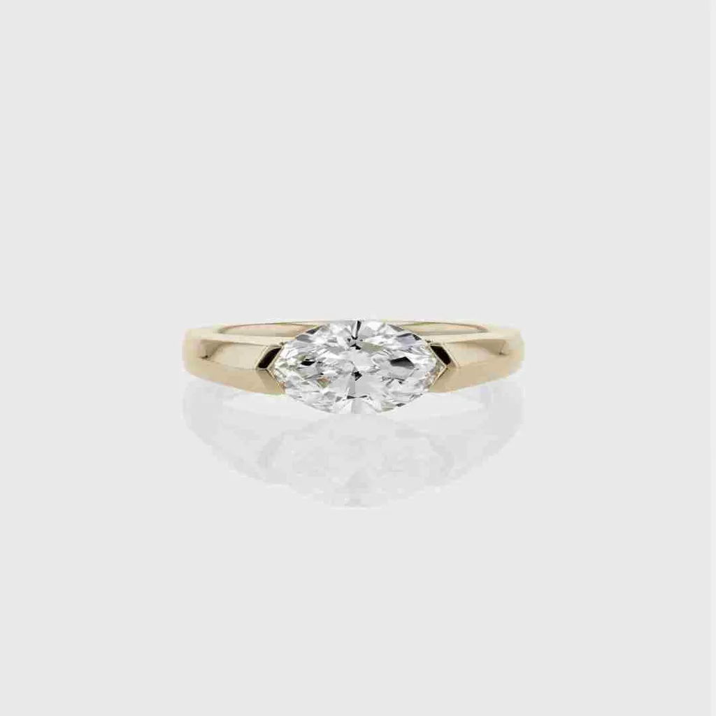 Sarah and Sebastian Marquise Ring 