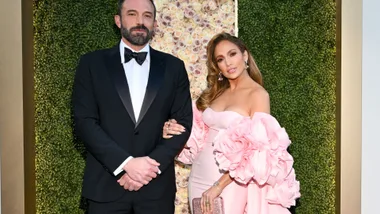 Ben Affleck and Jennifer Lopez at the 81st Golden Globe Awards January 2024.