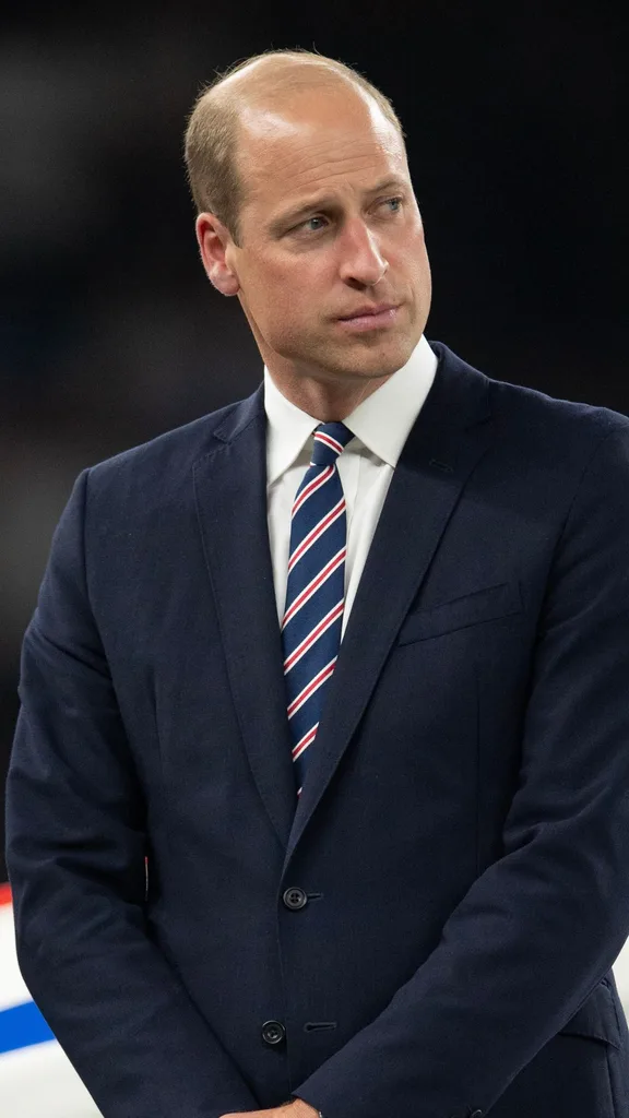 Prince William, Prince of Wales and President of The FA as part of the presentation party after the UEFA EURO 2024 final match between Spain and England at Olympiastadion on July 14, 2024 in Berlin, Germany.