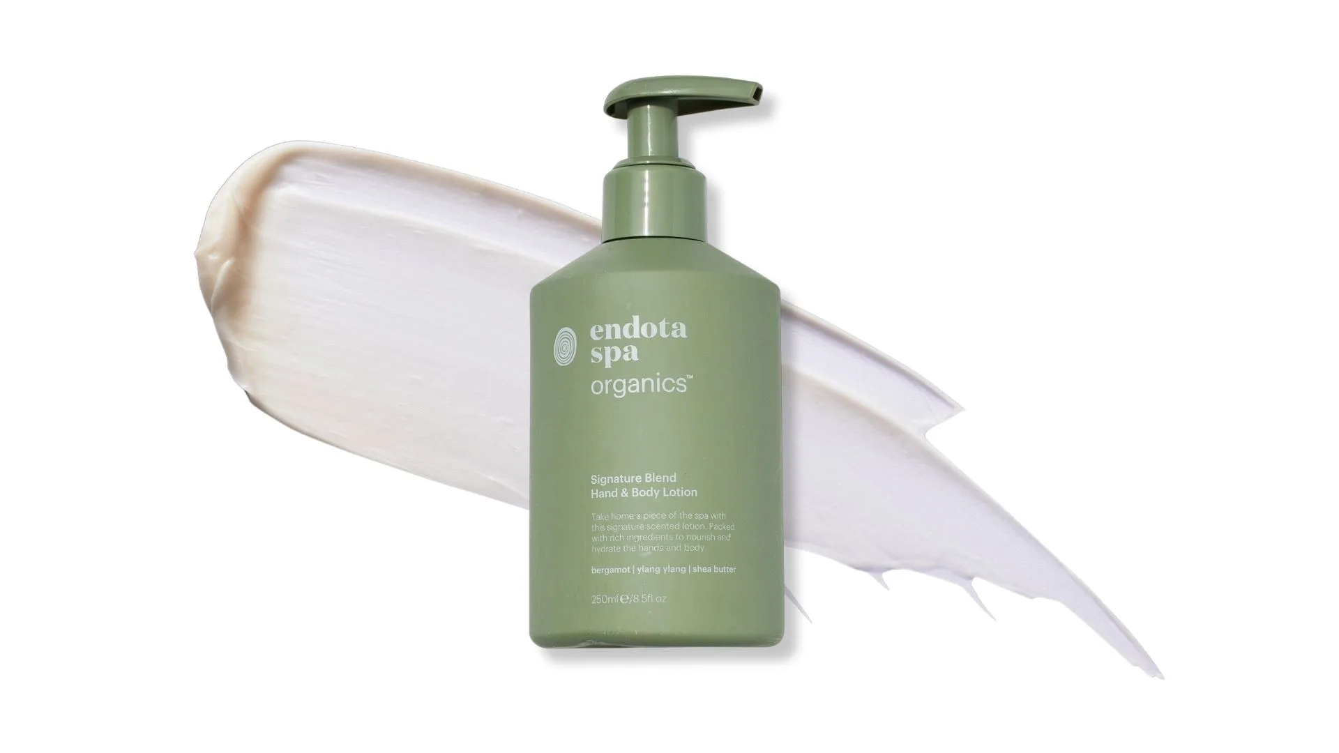 Endota organics body lotion