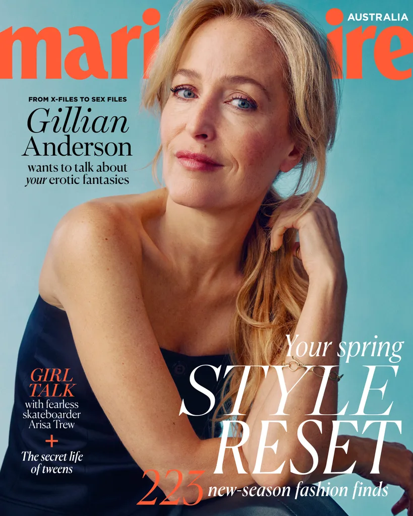 Gillian Anderson is marie claire's October cover star