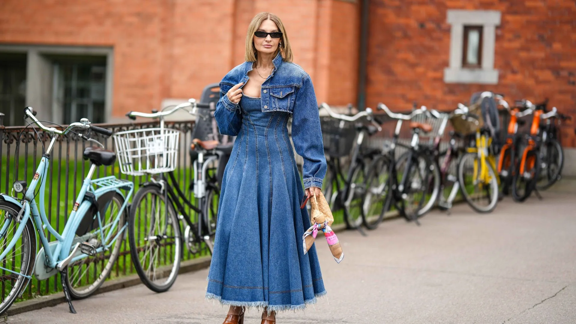 Denim Dresses We're Wearing This Spring | marie claire Denim Dresses We're Wearing This Spring | marie claire