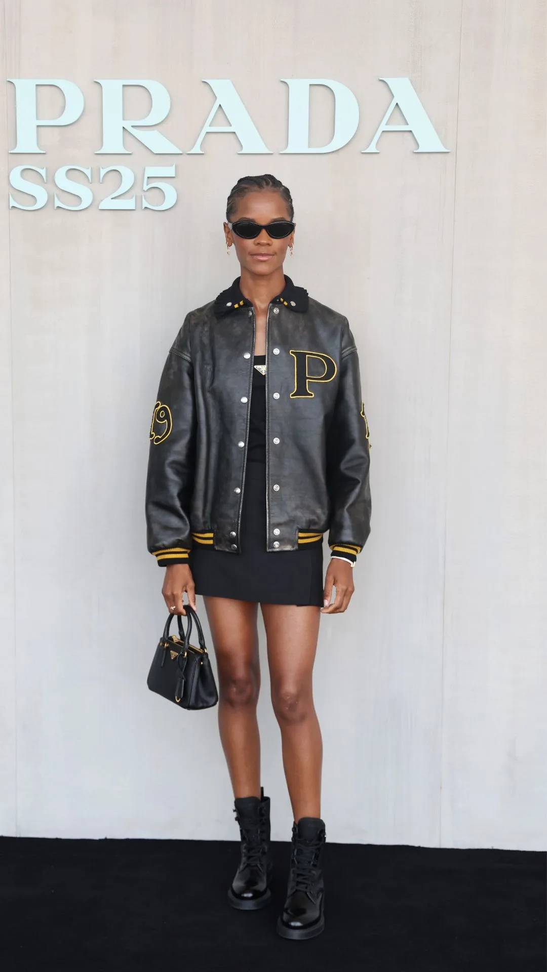 Letitia Wright at Milan Fashion Week