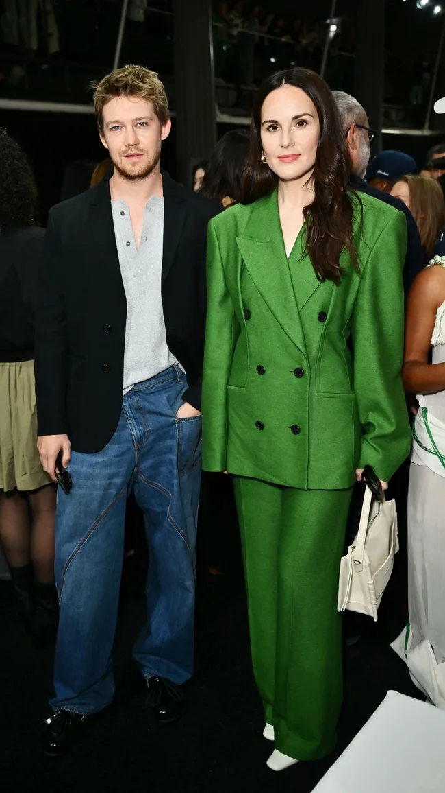 Joe Alwyn and Michelle Dockery attend the JW Anderson show