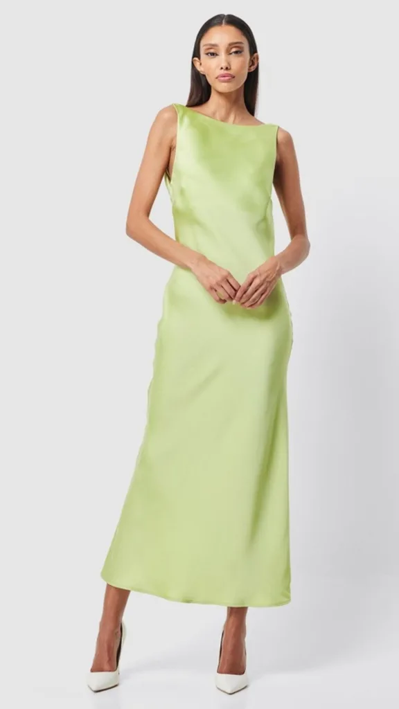 pastel green bridesmaid dress