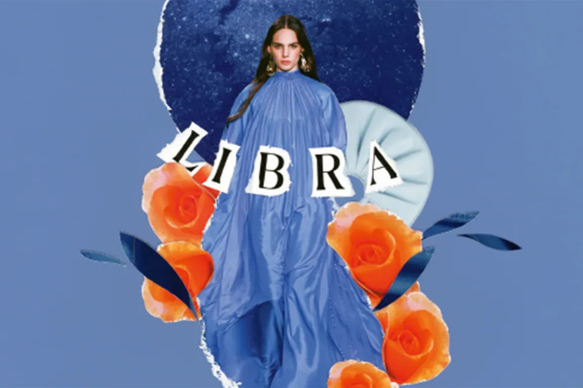 libra horoscope collage