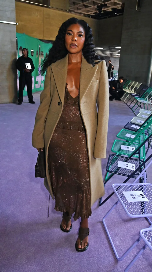 Gabrielle Union attends the Burberry Summer 2025 show