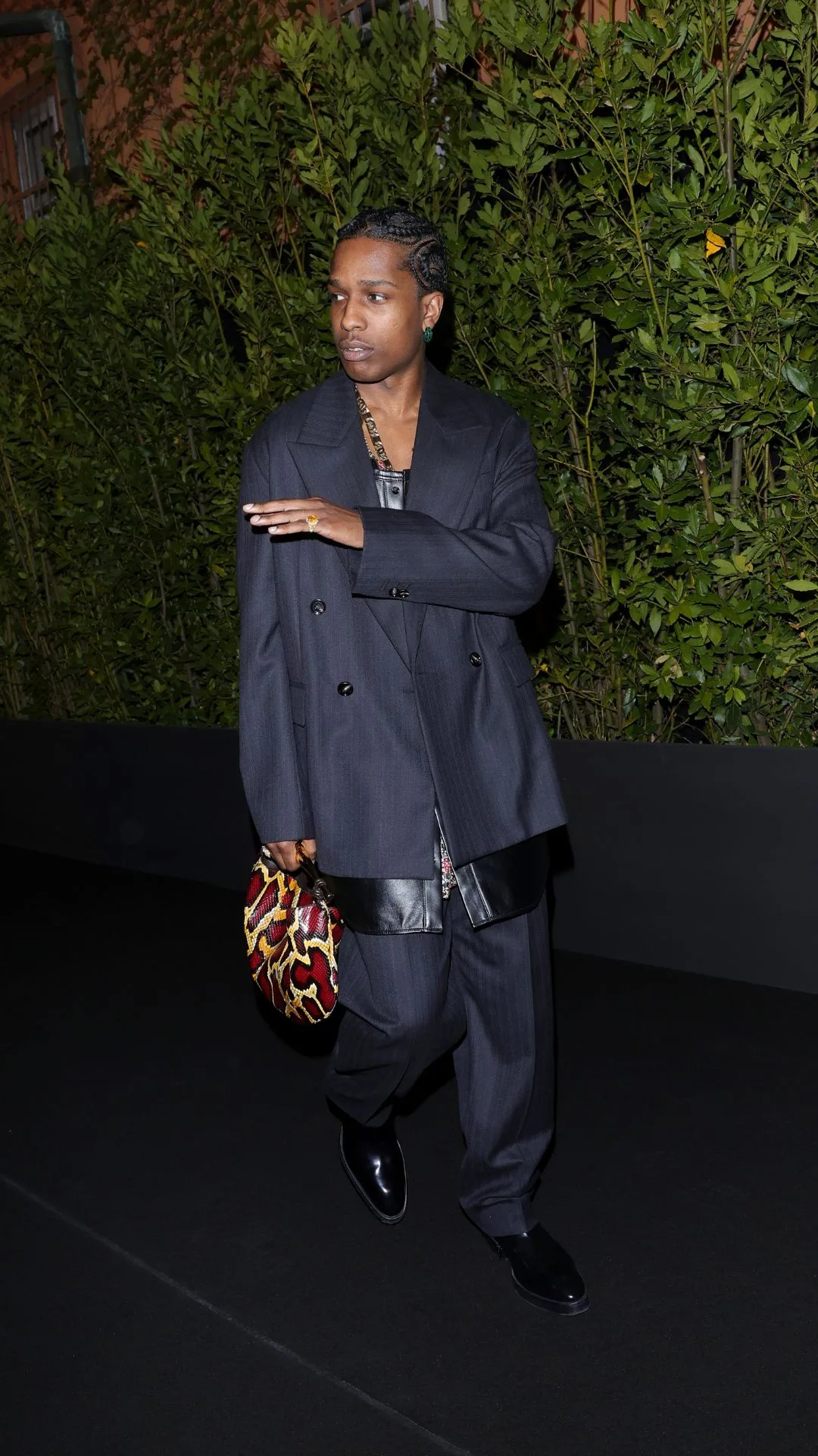 ASAP Rocky attends the Bottega Veneta Summer 25 fashion show