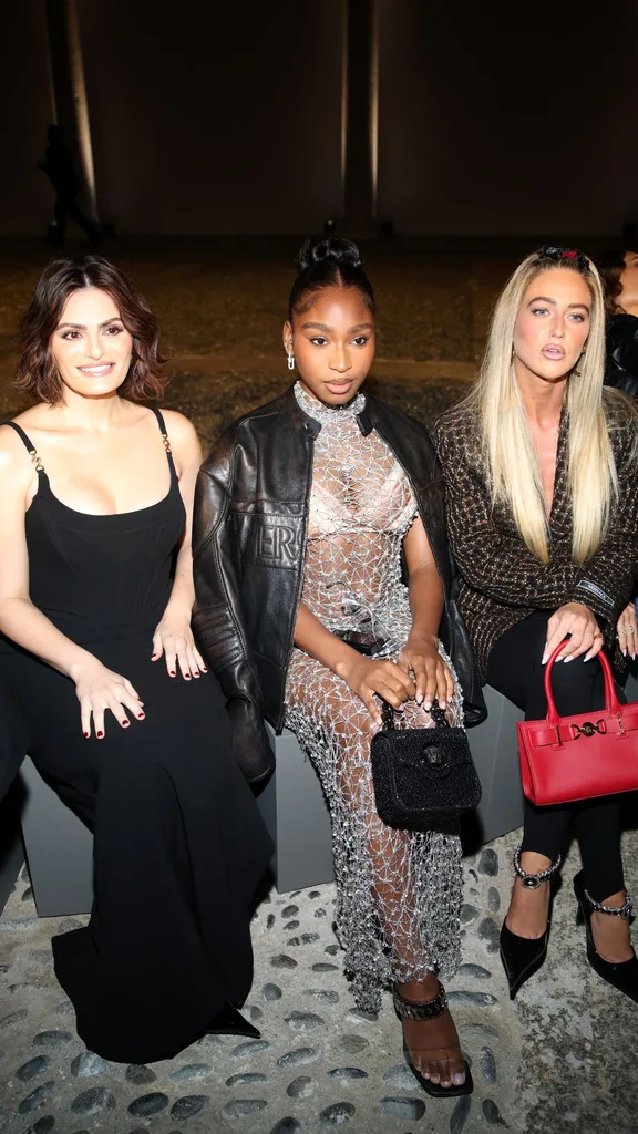 Nava Mau and Normani at Versace