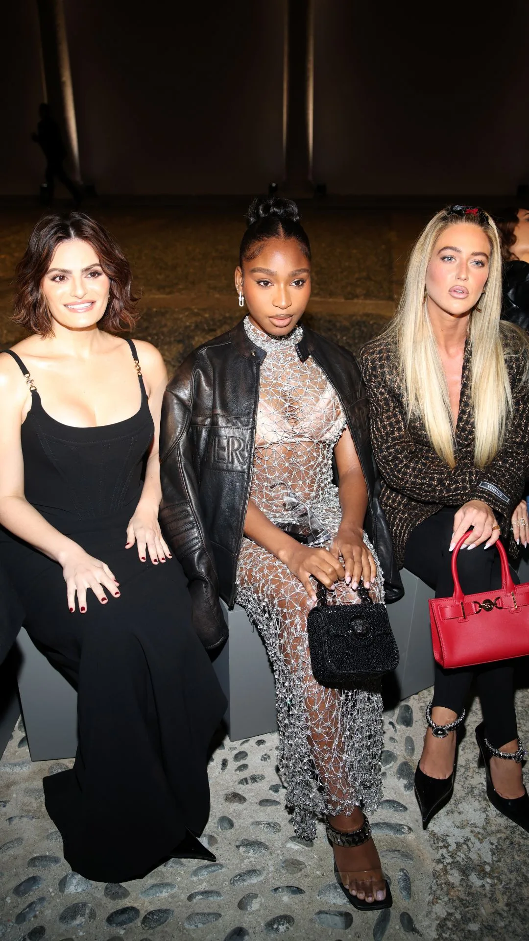 Nava Mau and Normani at Versace