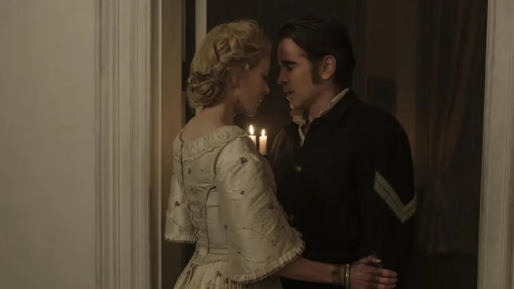 Nicole Kidman and Colin Farrell in The Beguiled