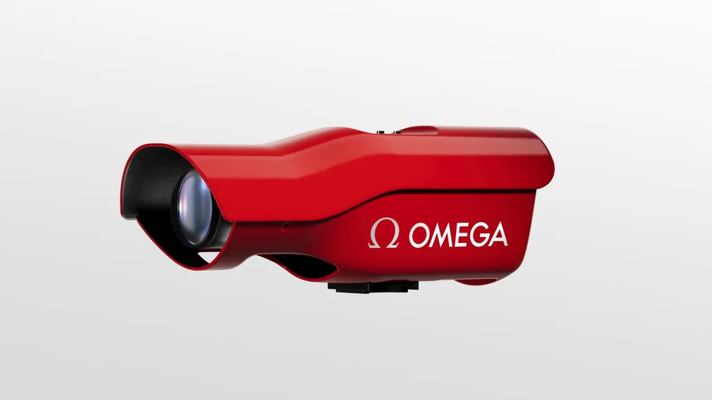 The omega photo finish camera used at the Paris olympics and paralympics