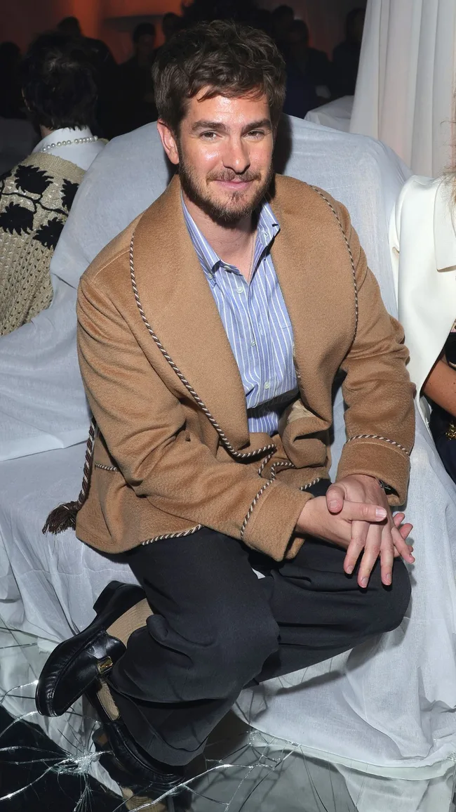 Andrew Garfield attends Valentino