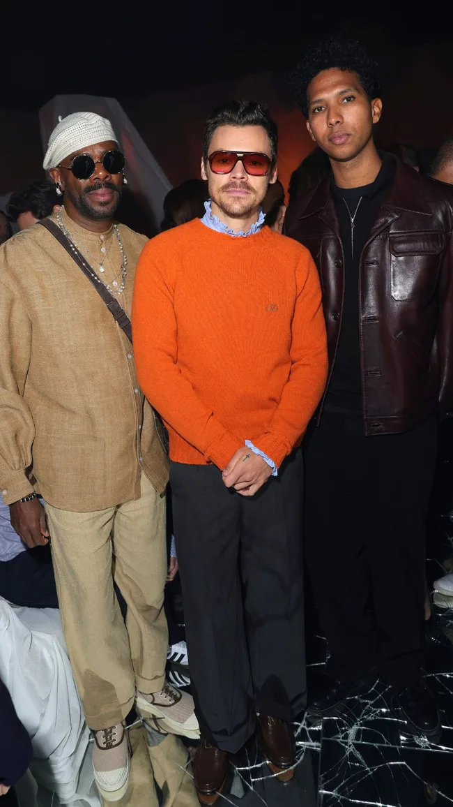 Colman Domingo, Harry Styles and Tyler Mitchell attend Valentino