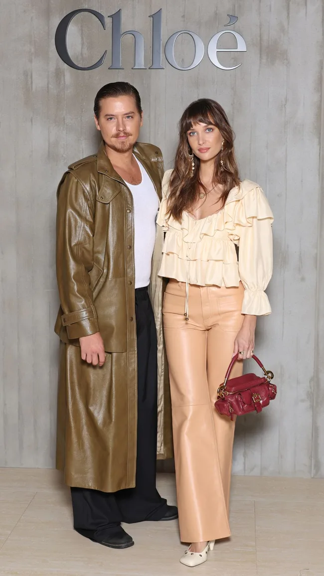 Cole Sprouse and Ari Fournier attend Chloé