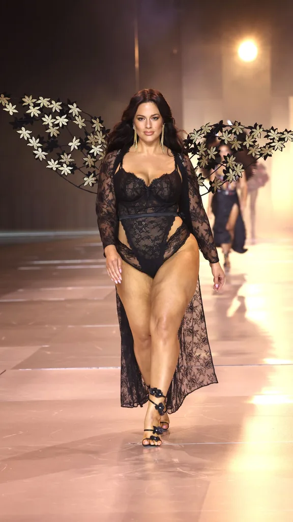 Ashley Graham walks the runway for the Victoria's Secret Fashion Show 2024