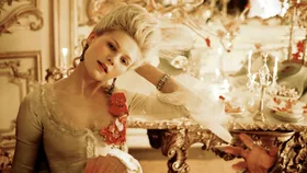 Coquette aesthetic décor Marie Antoinette film still.