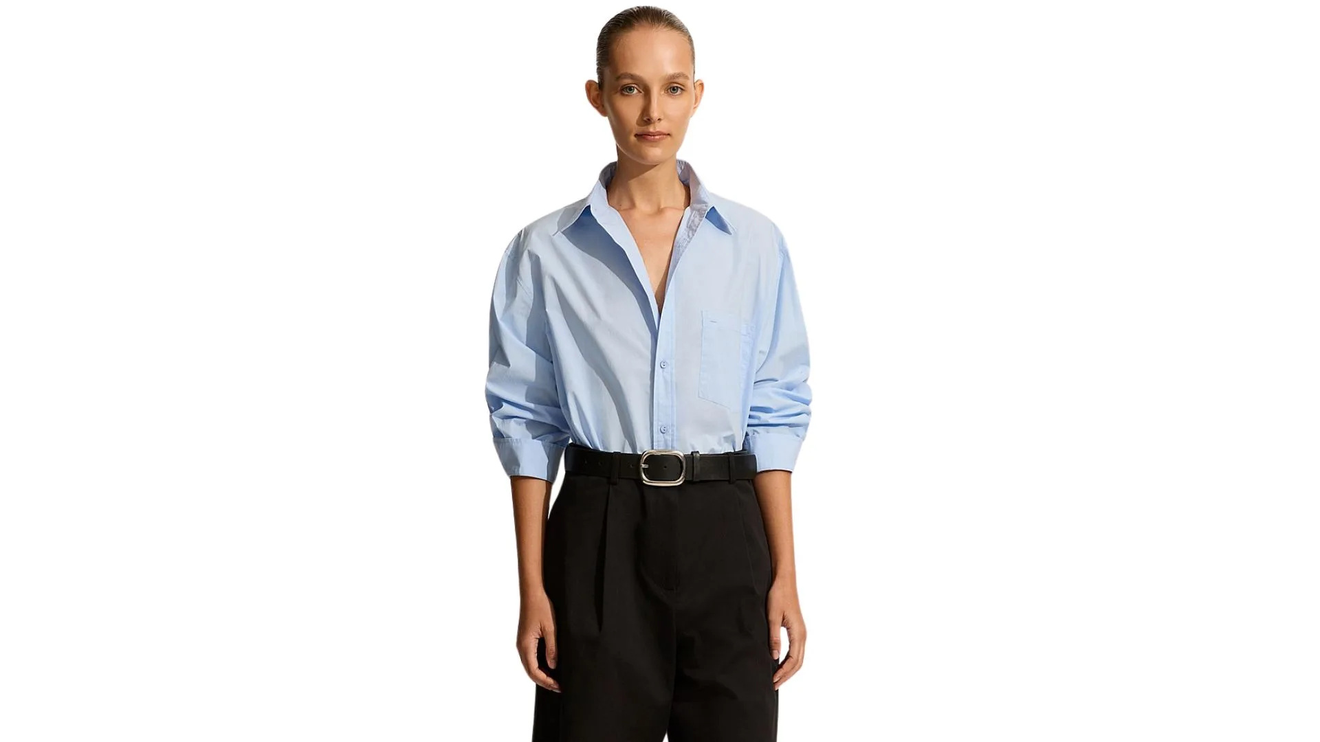 Editor Black Friday Deals Matteau Blue Shirt