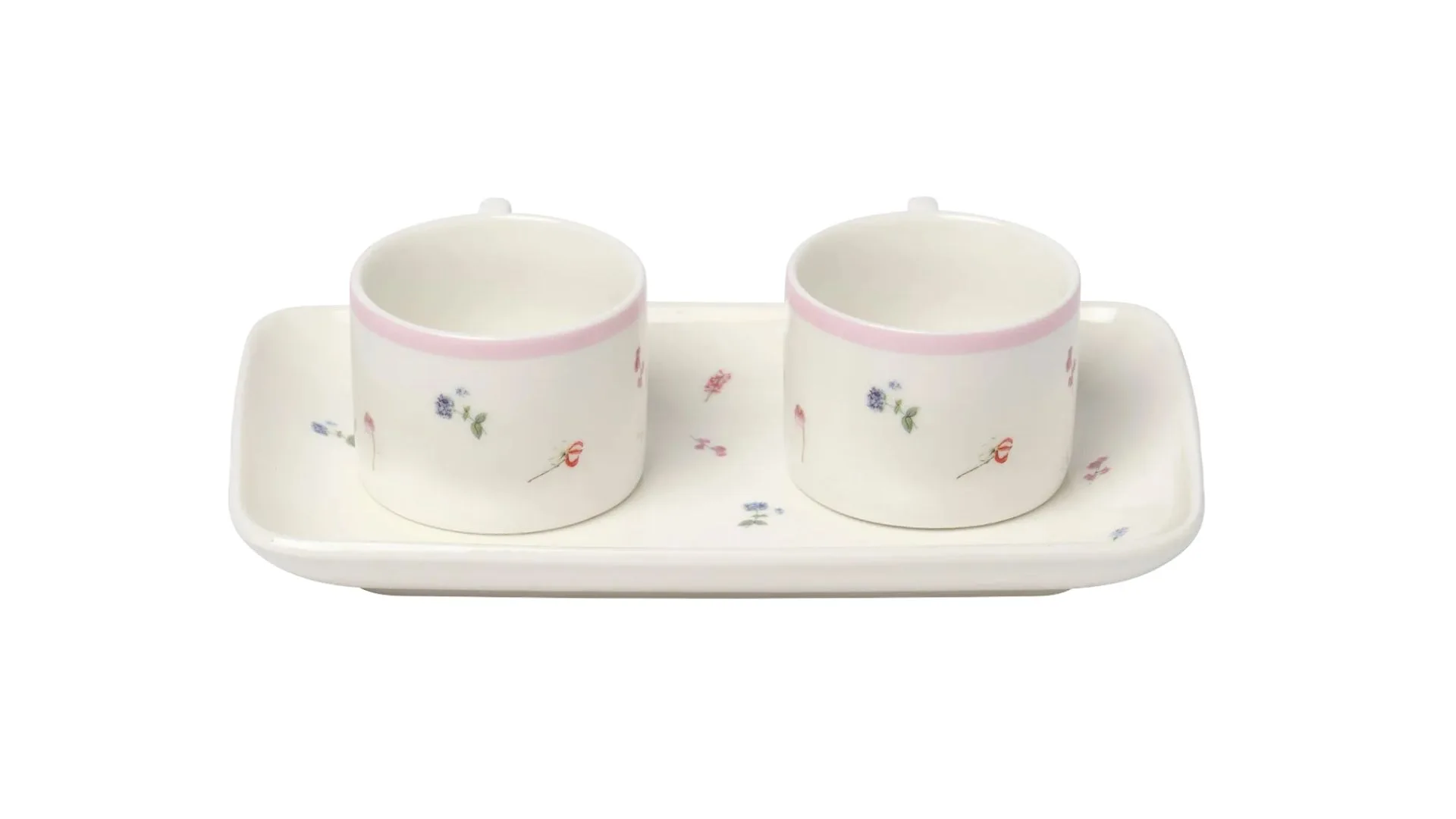 Coquette aesthetic décor In the Roundhouse floral espresso cups