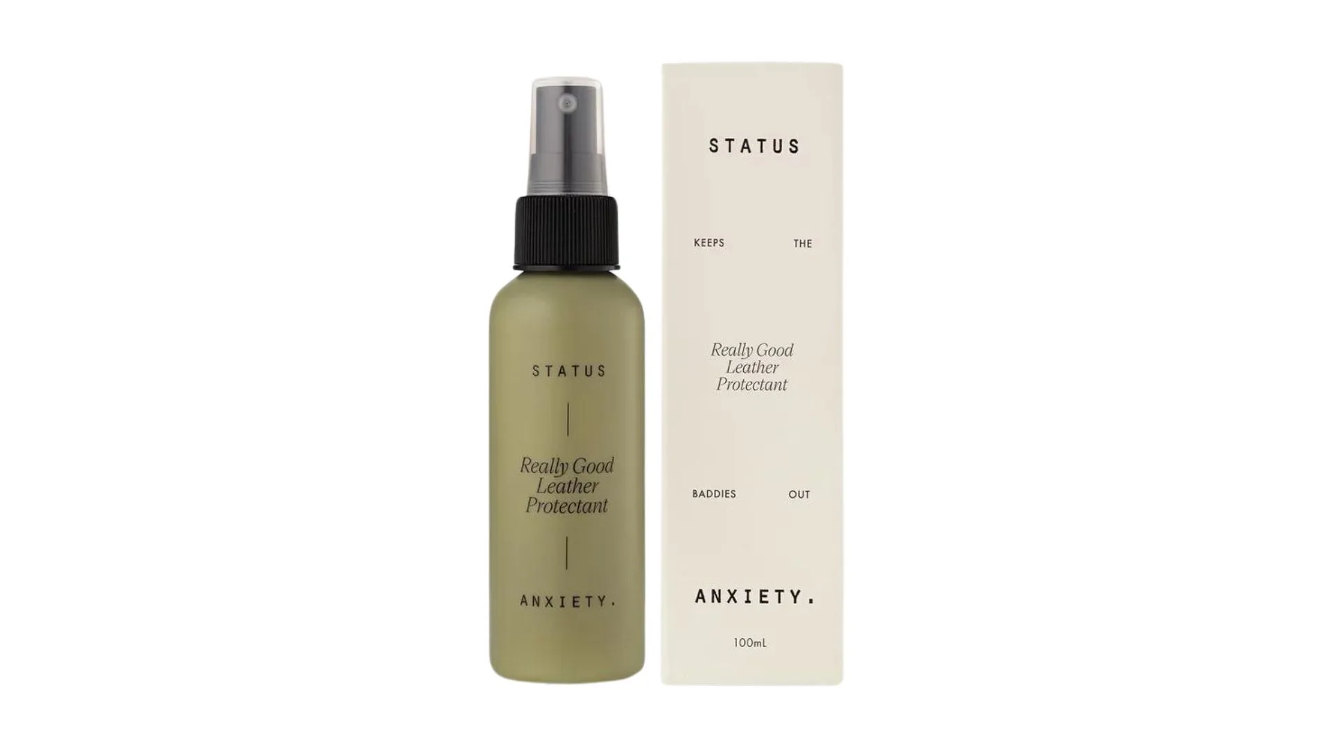 Status Anxiety leather protectant