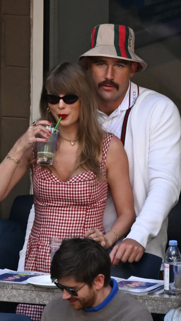 Taylor Swift and Travis Kelce are seen at the 2024 US Open at the USTA