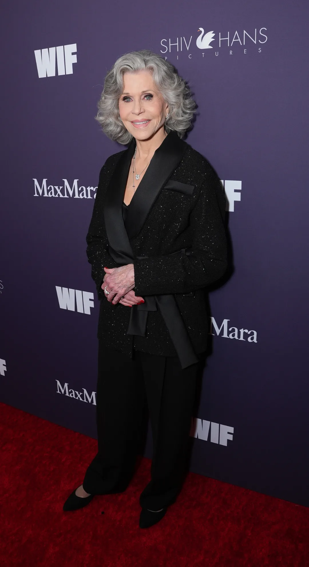 Jane Fonda was among the best dressed at the 2024 Women in Film (WIF) Honors Gala presented by Max Mara.