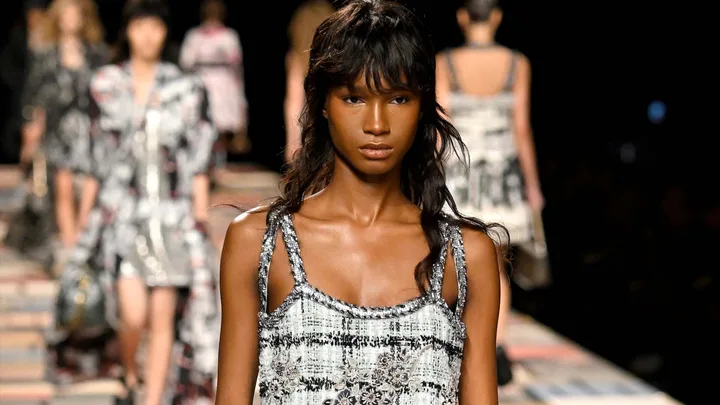 Louis Vuitton SS25 Blends Retro-Futuristic Silhouettes With Feminine Fluidity