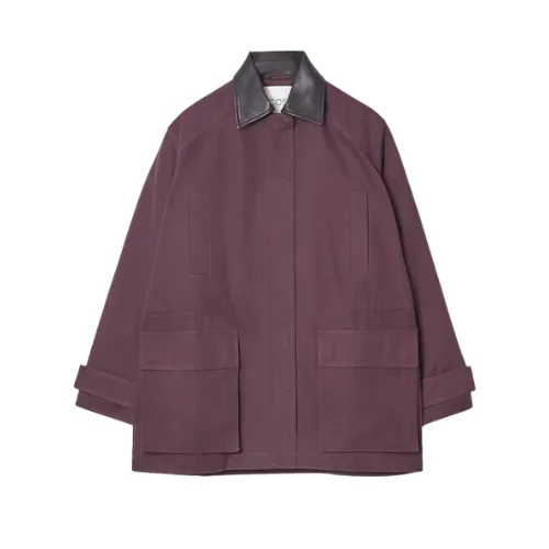 Best Barn Jackets_COS
Leather-Collar Field Jacket