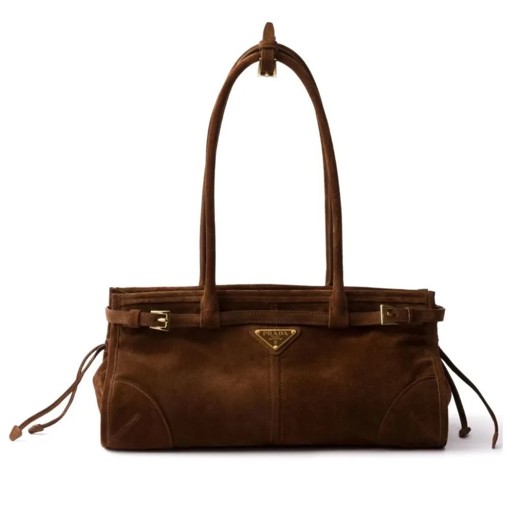 prada suede bag