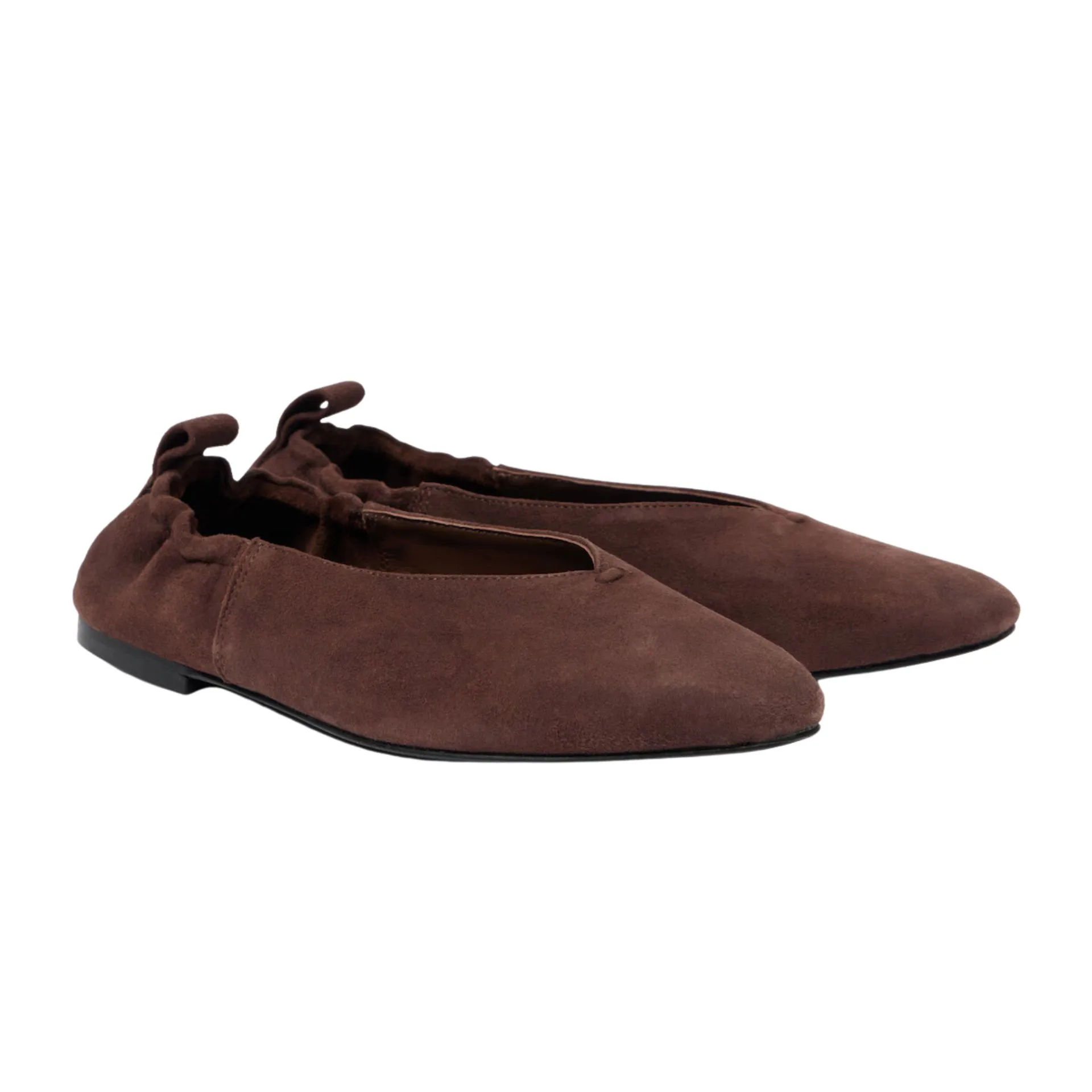 suede ballet flat