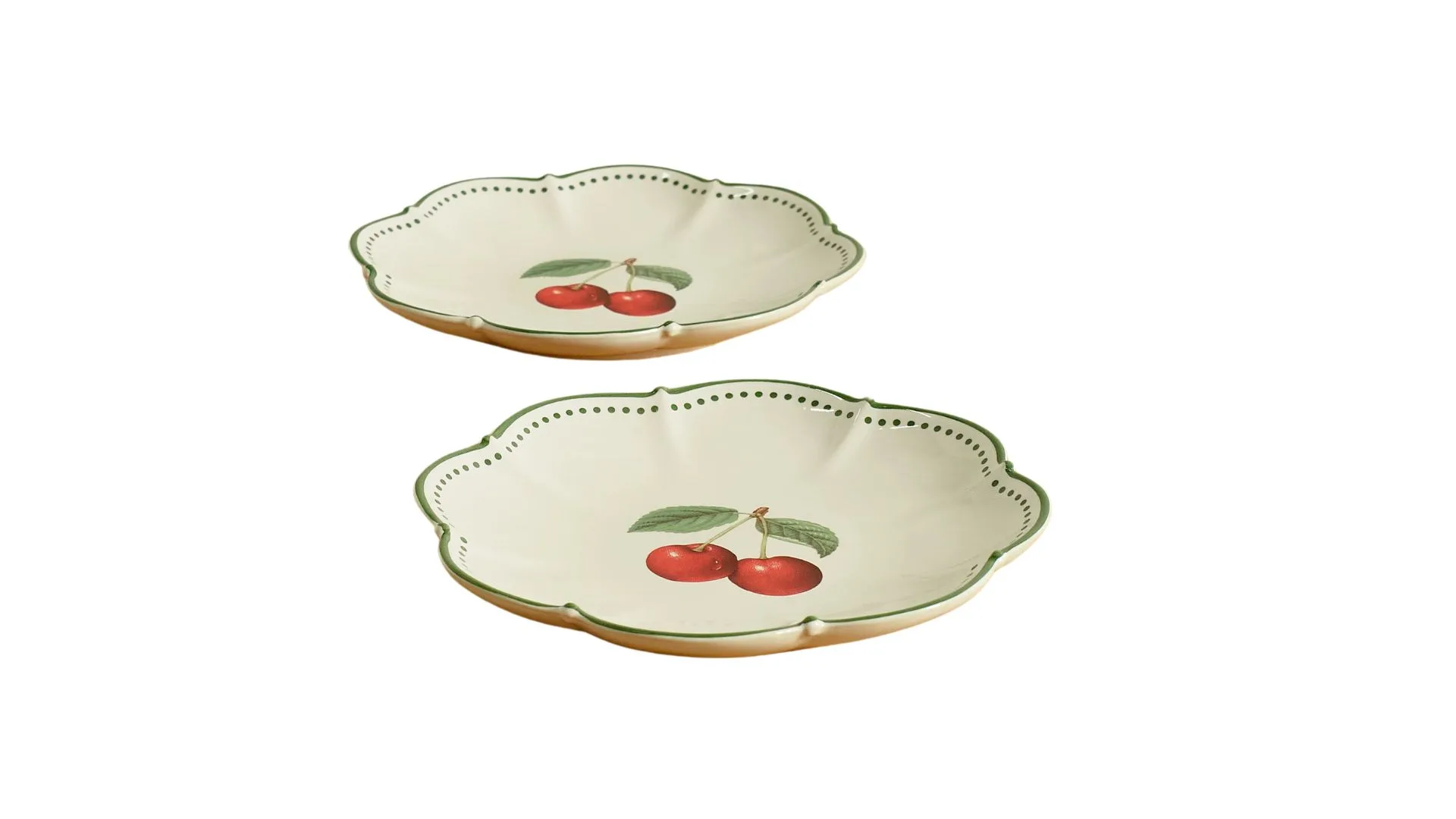 Aquazzura Casa cherry dessert plates