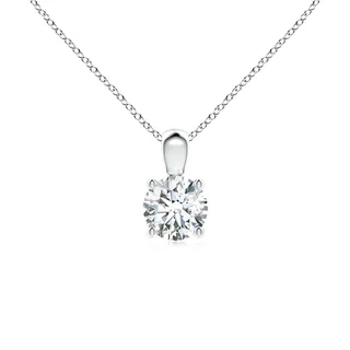 Lab-Grown Classic Round Diamond Solitaire Pendant