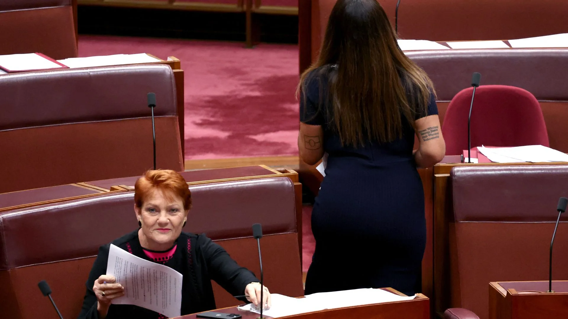 Lidia Thorpe Pauline Hanson