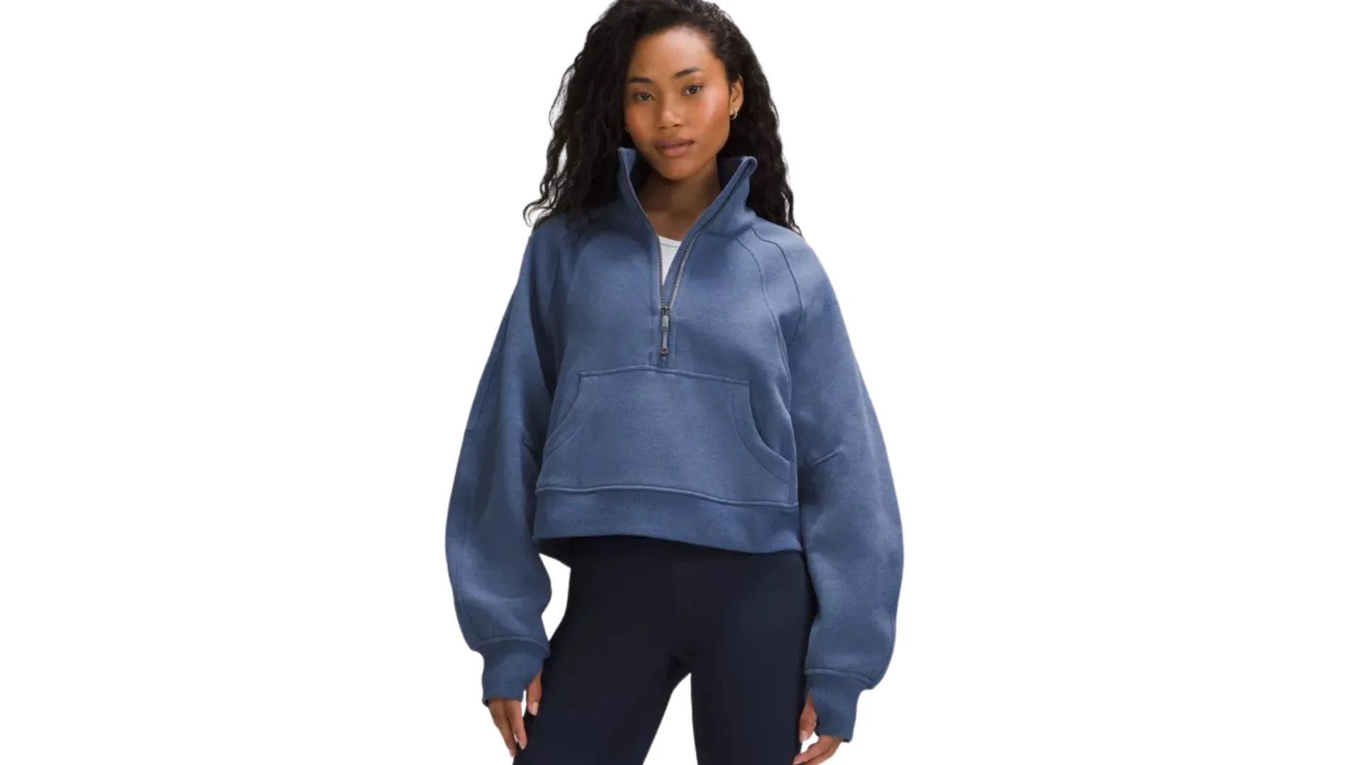 Lululemon Scuba Oversized Funnel-Neck Half Zip