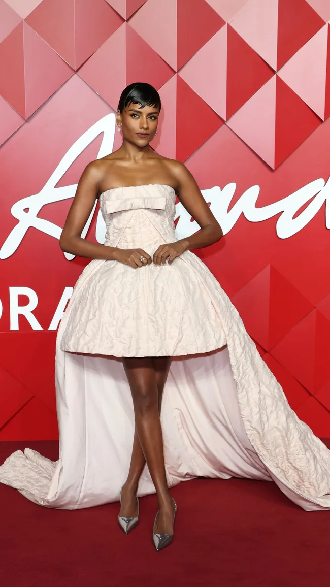 Simone Ashley at the british fashion awards 2024