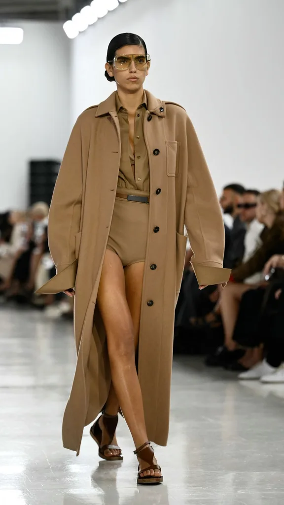 2024 fashion trends chocolate brown at max mara