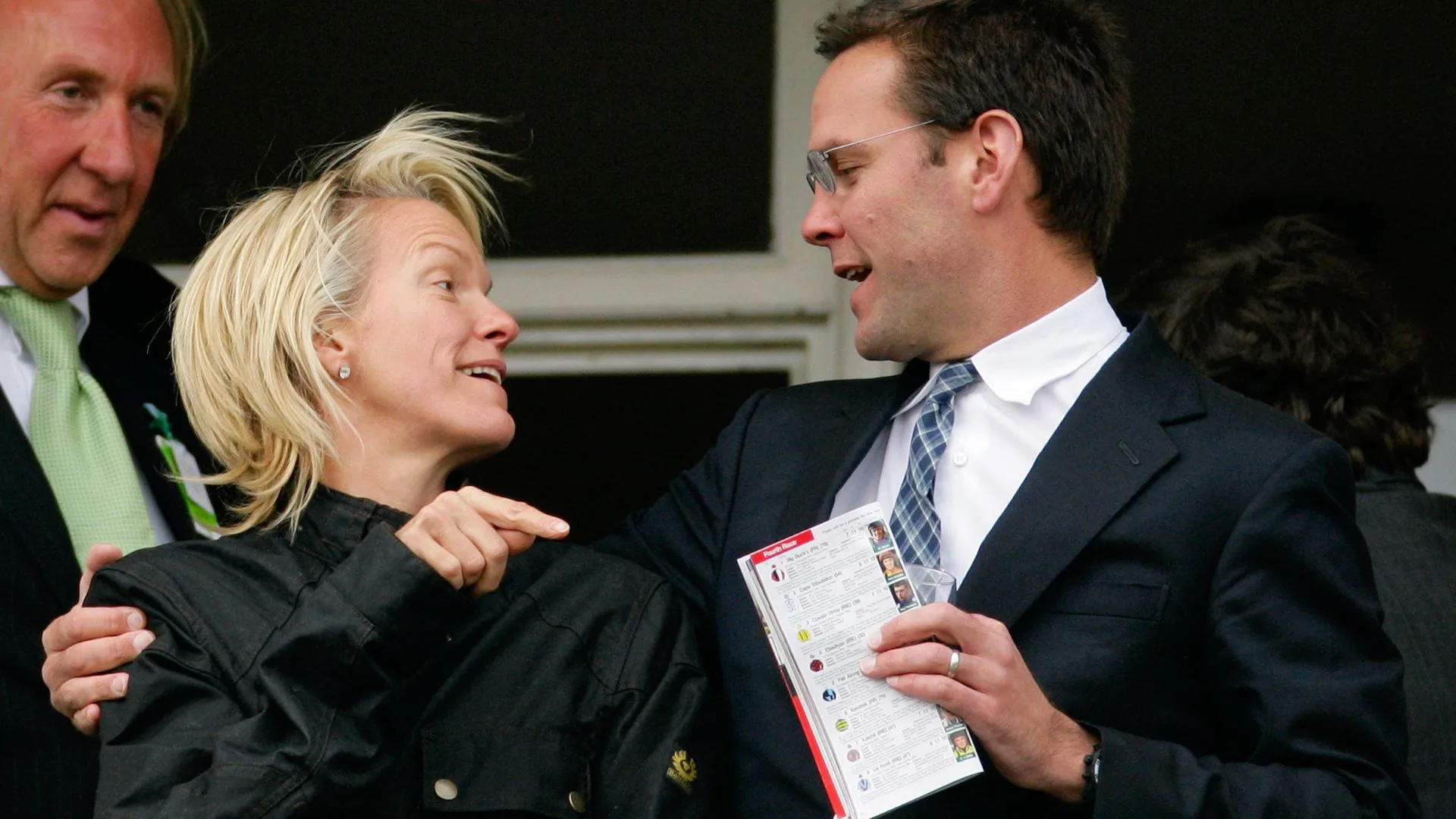 Elisabeth and James Murdoch