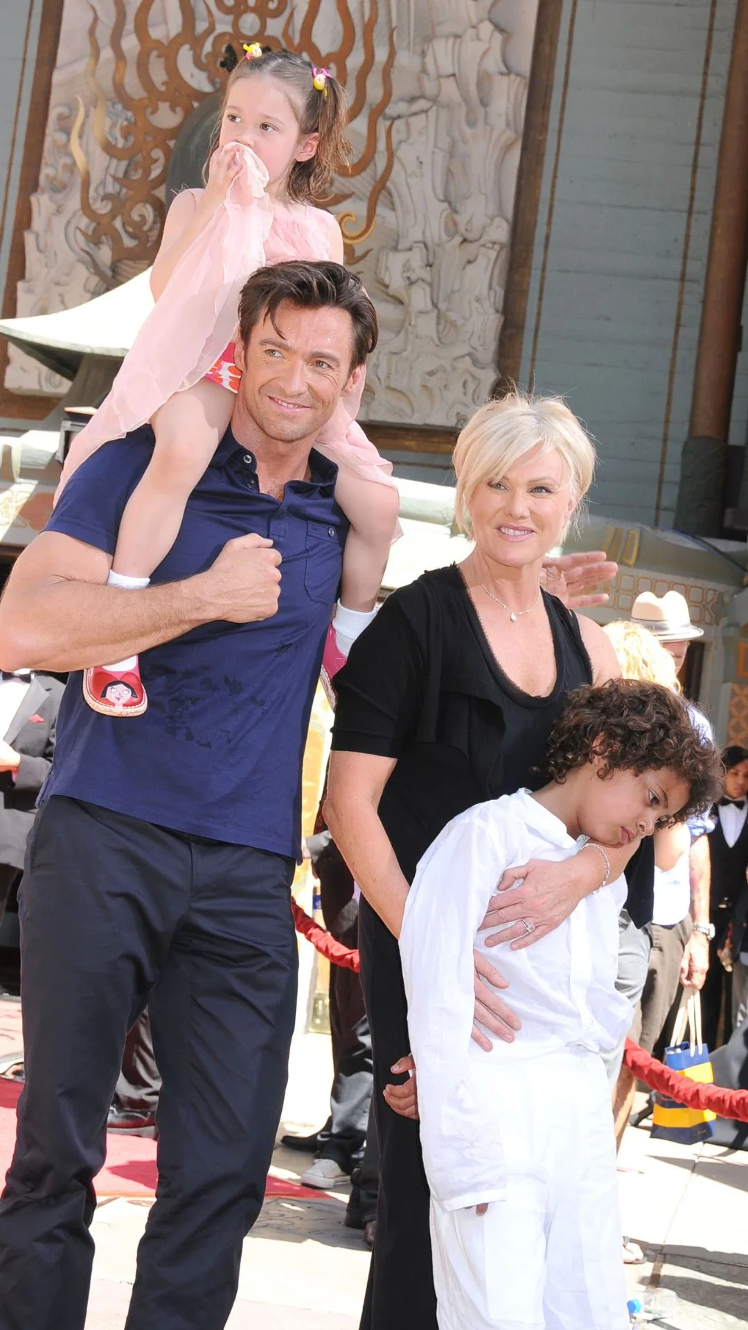 Hugh Jackman Children with Deborra-Lee Furness