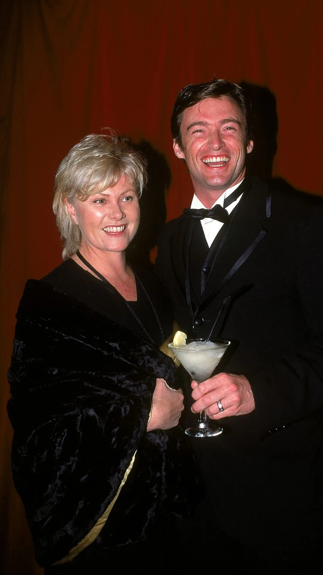 Hugh Jackman with Deborra-Lee Furness