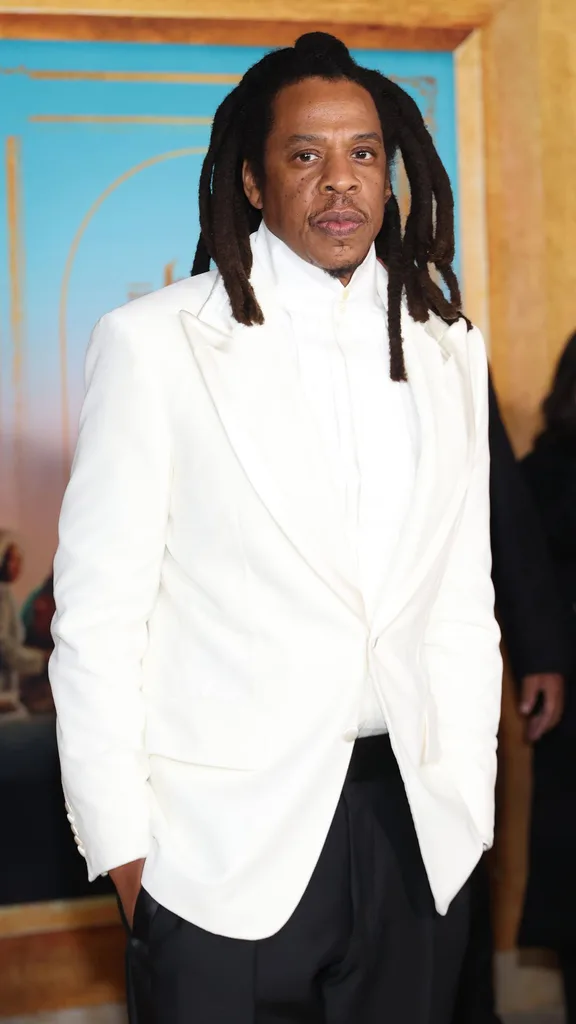 Jay-Z attends the Los Angeles premiere of "The Book Of Clarence"in January 2024.