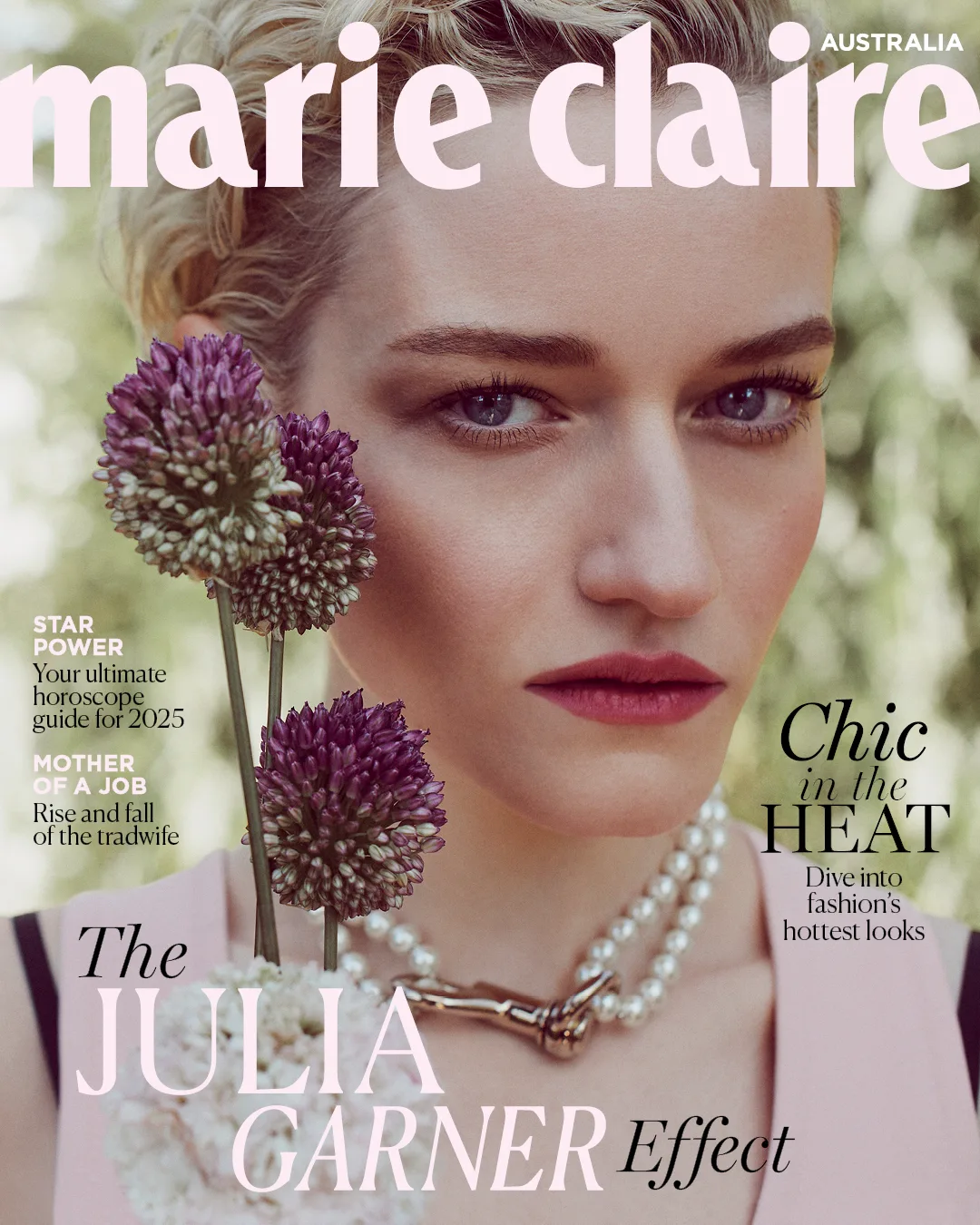 Julia Garner marie claire Australia January 2025 cover