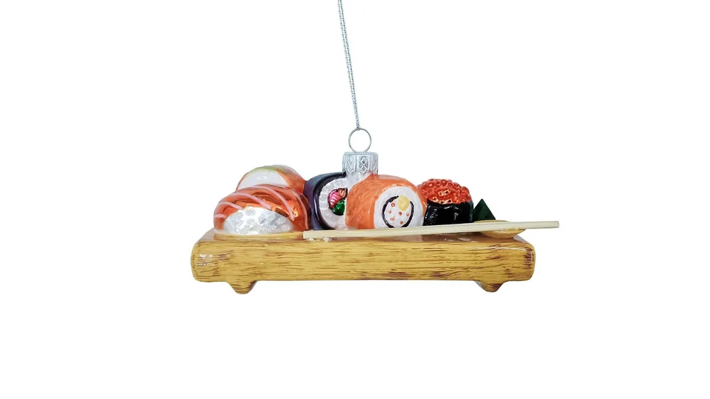 sushi plate Christmas decoration