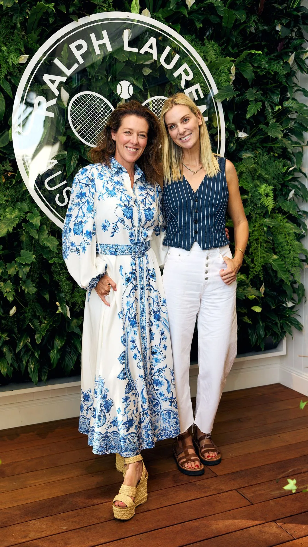 Gorgi Coghlan with marie claire editor Georgie McCourt