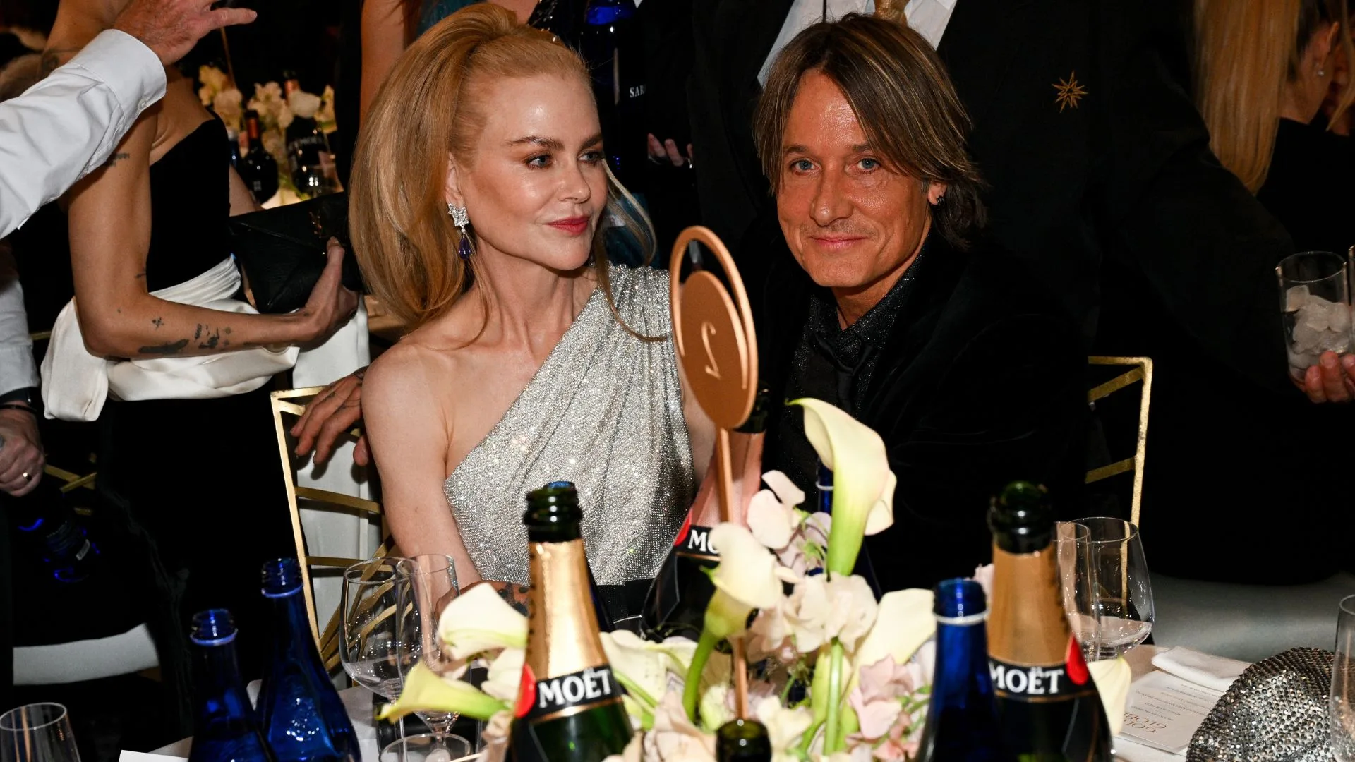 nicole kidman keith urban golden globes 2025