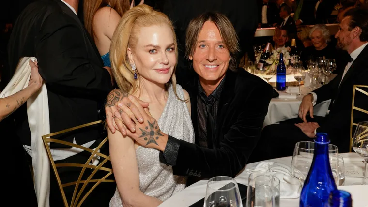 nicole kidman keith urban golden globes 2025