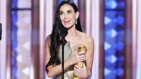 Demi Moore Golden Globes win