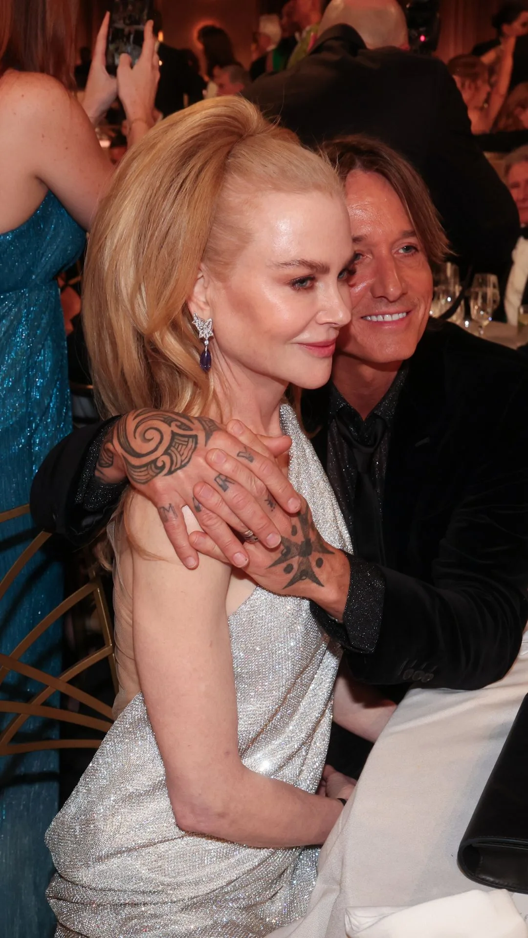 Nicole Kidman Keith Urban Golden Globes 2025