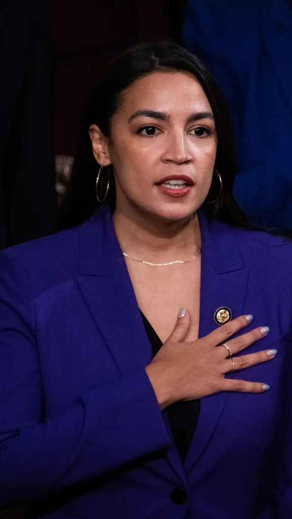 Alexandria Ocasio Cortez trump inauguration