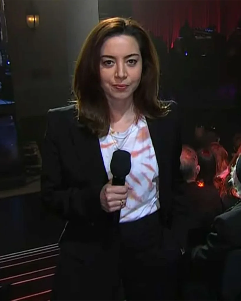 Aubrey Plaza Jeff Baena Tribute SNL 50th Anniversary